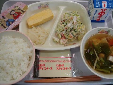 ひな祭り献立 山田小学校の給食